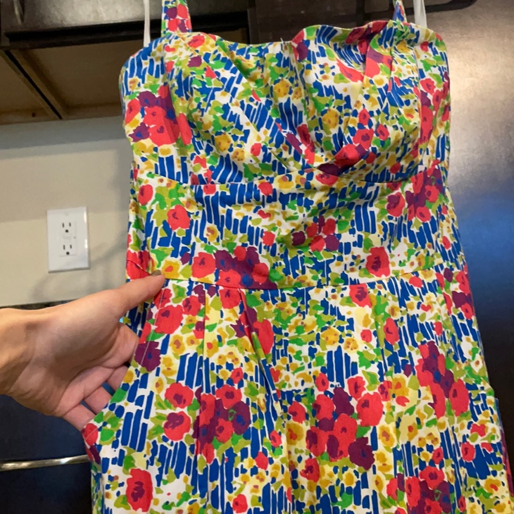 Anthropologie Girls From Savoy Garden Party Halter Dress - Picture 4 of 9